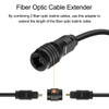 Fiber Optic Cable Extender Coupler Optical Toslink Digital Audio Female