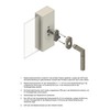 Beschläge Hamburg Window Handle: Window Lever GRO PRIME DK 20-07ZAMAK