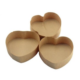 パール金属 アンテノア 紙製 ハートケーキ 焼型 3枚入 D-3420