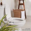 LUXE TS1008R Round Comfort Fit Toilet Seat with Slow Close,