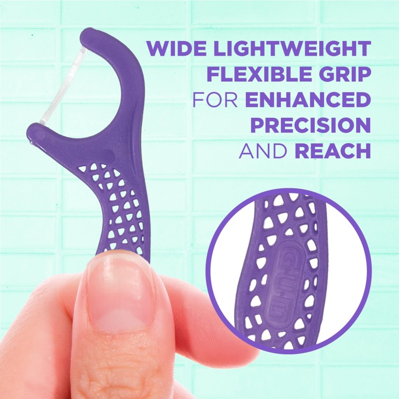 GUM Comfort Slide Floss Picks - Perfect for Tight Teeth
