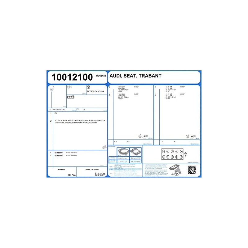 Gasket, cylinder head