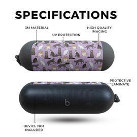 Speaker Skin Compatible with Beats Pill (2024) - Cat Chaos - Premium 3M Vinyl Protective Wrap Decal Cover - Easy to Apply | Crafted in The USA by MightySkins