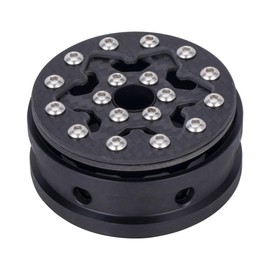 4PCS 1.9" Dual Carbon Fiber Wheels Rims for 1/10 RC Crawler Cheater Rigs Capra SCX10 TRX4 TF2 Gmade R1 Element Enduro 1.9S DIY