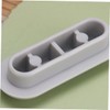 TEHAUX 2pcs Toilet Seat Padding Kit Antislip Gasket Bumper Toilet