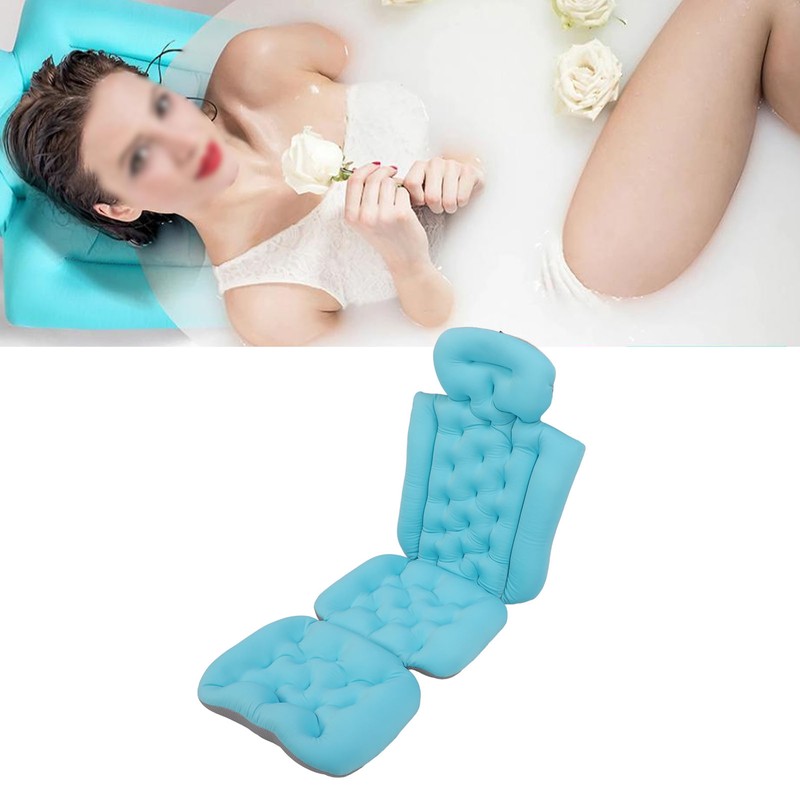 Adult Full Body Bath Pillow Prevent Slipping Detachable Washable Bathtub