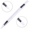 White Glitter Picker Pen Silicone Nail Artdoting Brush Handle Manicure