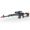 Toy Sniper Rifle Gun with Shell Ejecting Mechanism, Soft Bullet
