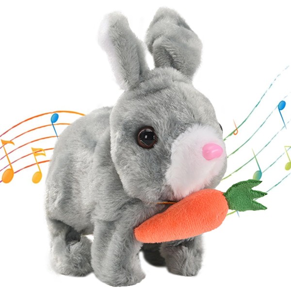 YeahBoom Bouncing Rabbit, Rabbit Electric Toy, Bouncing Rabbit Toy, Plush