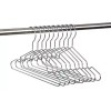ML Paquete 20 Ganchos Metalicos Acero Inoxidable Para Ropa