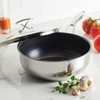 Circulon Clad Stainless Steel Chef Pan and Utensil Set with