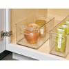 iDesign Plastic Organizer Kitchen Storage Bin Set, Clear