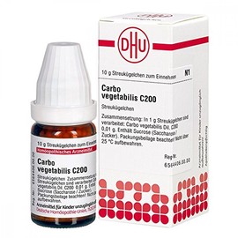 DHU Carbo Vegetabilis C200 Spreading Balls 10 g Globules