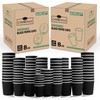 CHEF ROYALE 500 Cups x 8oz Kraft Triple Walled Disposable