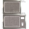 Taupe Grey LAP TRAY: Bean Bag Cushioned Laptop Desk, Padded