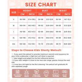 Gogokids Kids Shorty Wetsuit Kids Wetsuit Shortie - Wetsuit for Kids Boys Girls Toddler Baby Short Sleeve Wetsuit 2.5MM Neoprene/Age 2t 3t 4t-11t/Thermal for Swimming