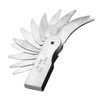 Stainless Steel Radius Fillet Gauge External Internal Concave Convex Measuring