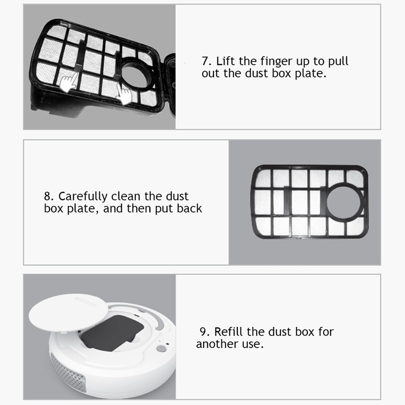 Multifunctional Smart USB Robot Vacuum Cleaner Mini Cleaner Sweeper for