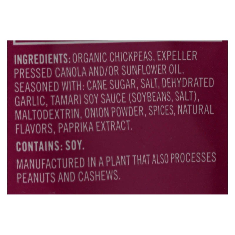 UD_Saffron Road-Case of 6 5.4 Oz-Korean BBQ Chickpeas Bean Snacks