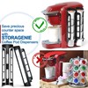 STORAGENIE Coffee Pod Holder Side Mount K Cup Pods Organizer