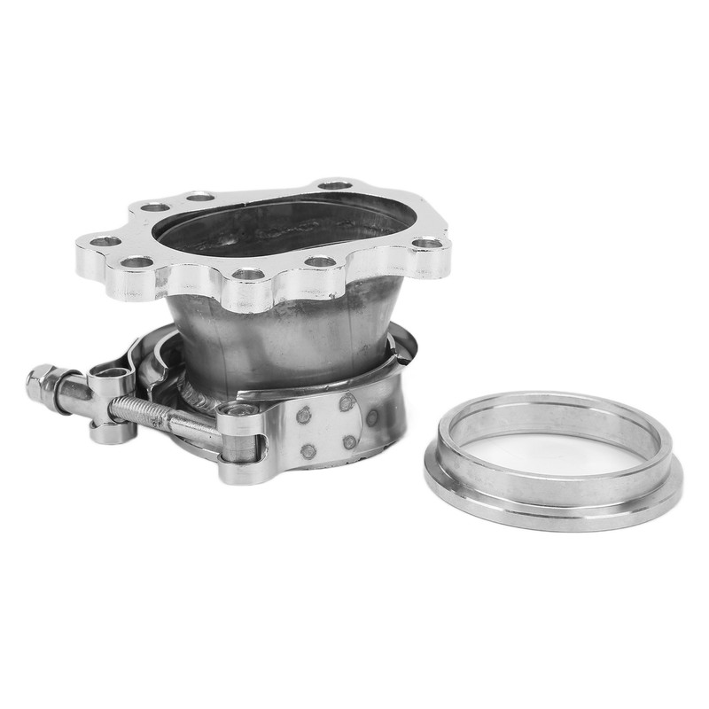 8 Bolt Turbo Downpipe Flange Stainless Steel 2.5in V Band