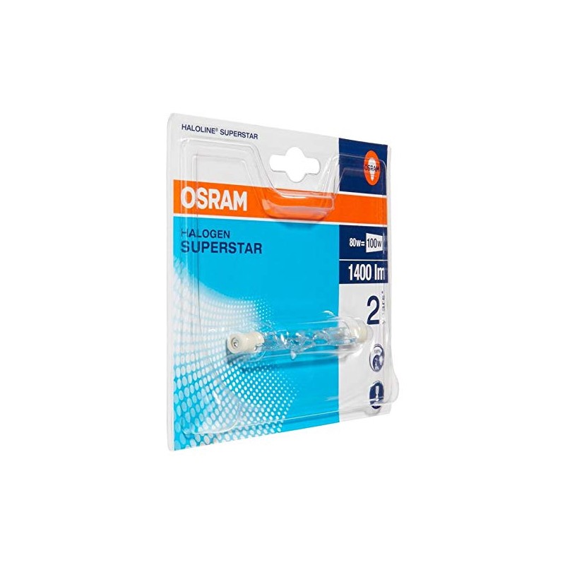 Osram HaloLine Halogen Tube R7S Base Dimmable 80 Watt Warm