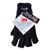 THMO Children's Gloves Without Fingers for Winter Thermal Fleece Thinsulate