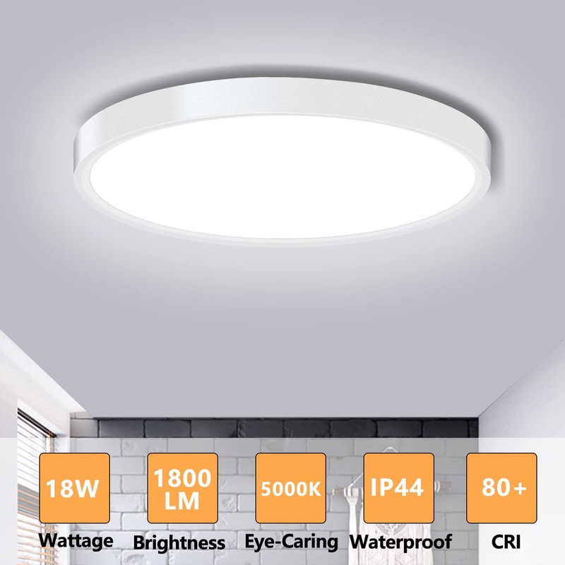 LED Ceiling Light Fixture Flush Mount, 9inch Modern LED Ceiling