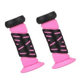 Totority 1Pair Bike Handlebar Grips Comfortable Rubber Grip for Bicycles Scooters Slip Design with Bumper Protectors for Safety Fun Riding