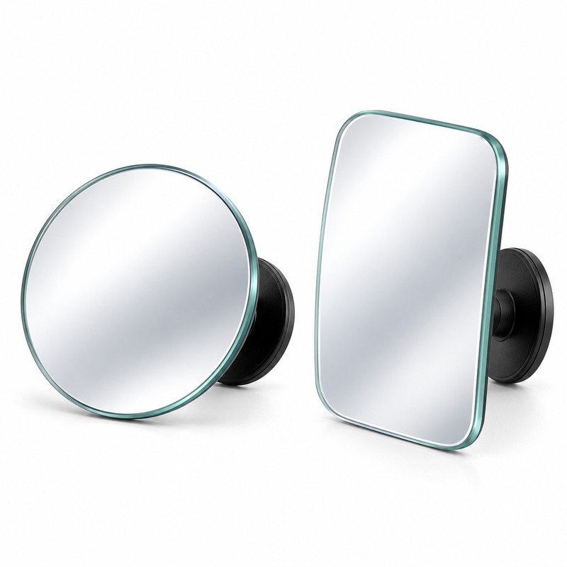 Motorcycle Blind Spot Mirror for Rearview Visibility – 360° Adjustable