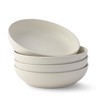 JoyJolt Mesa 40oz Stoneware Serving Bowls Set of 4, Large