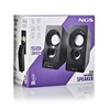 NGS SB210 12W Stereo Speaker for PC, USB Powered, 3.5mm