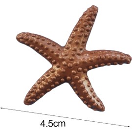 Blue Faux Starfish Lifelike Realistic Plastic Cute Artificial Starfish Sea Star for Crafts Making Beach Theme Party Wedding,Home Wall Decor,Christmas Ornaments,Fish Tank Decoration Vase Fillers