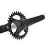 Mountain Bike Crank Arm Set Hollow One Piece Positive Negative