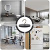 Aicharynic Pack of 6 Magnetic Hooks, Black, 43 mm Thick