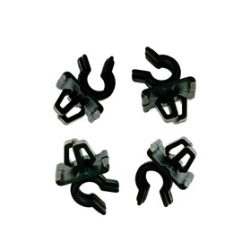 HLVEAUTO 4pcs Car Hood Prop Rod Holder Clip Retainer for Hyundai Accent 2005-2011 for Kia Rondo 2006-2011 for Kia Rio 2005-2011 Hood Trunk Lid Rod Fasteners Replace 811741G000 81174-1G000 Black
