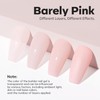 Modelones Builder Gel, 8-in-1 Barely Pink Gel Builder for Nails,
