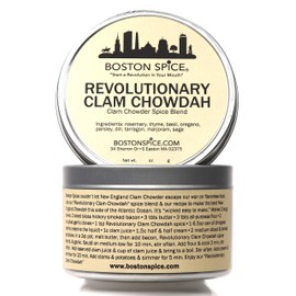 Boston Spice Revolutionary Clam Chowdah Gourmet Seasoning Blend To Make Your Own New England Style Clam Chowder Soup in about 30 minutes 1 Cup Spice 2oz/58g