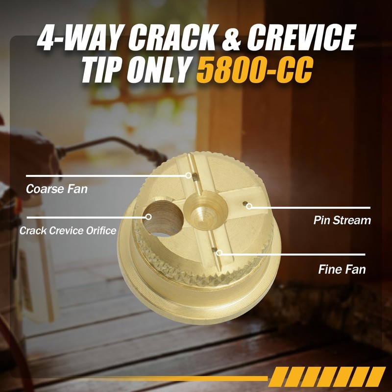 5800-CC Multeejet Crack and Crevice Tip for B&G Sprayer