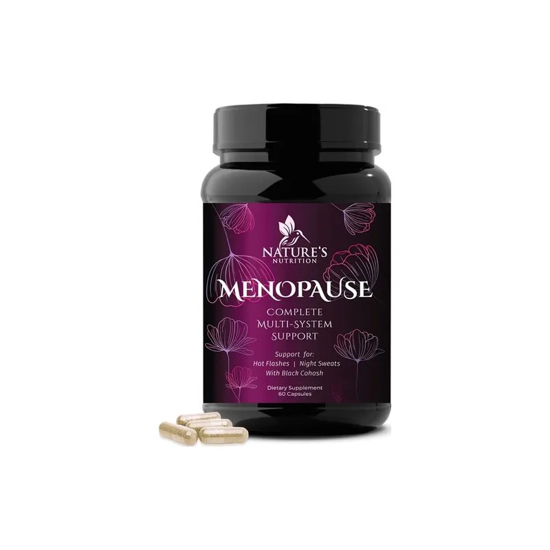 Suplemento Menopausia Natures Nutrition Cohosh Negro Dong Quai 60 Cápsulas