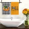 ANTPFAE Fall Hand Towels Set of 2, Fall Harvest Pumpkin