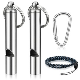 Emergency Whistle, 2 Pieces, Disaster Prevention, Whistle, Big Sound, Loud Volume, Lightweight, Crime Prevention Goods, For Earthquakes, Disasters, Evacuations, Outdoors, Climbing, Hiking, Camping,