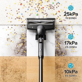 Lubluelu Lubluelu Cordless Vacuum Cleaner, Max 50 Mins Runtime, Stick Vacuum with Touch Screen,Lightweight Vacuum for Carpet, Home Hardwood Floor and Pet Hair.