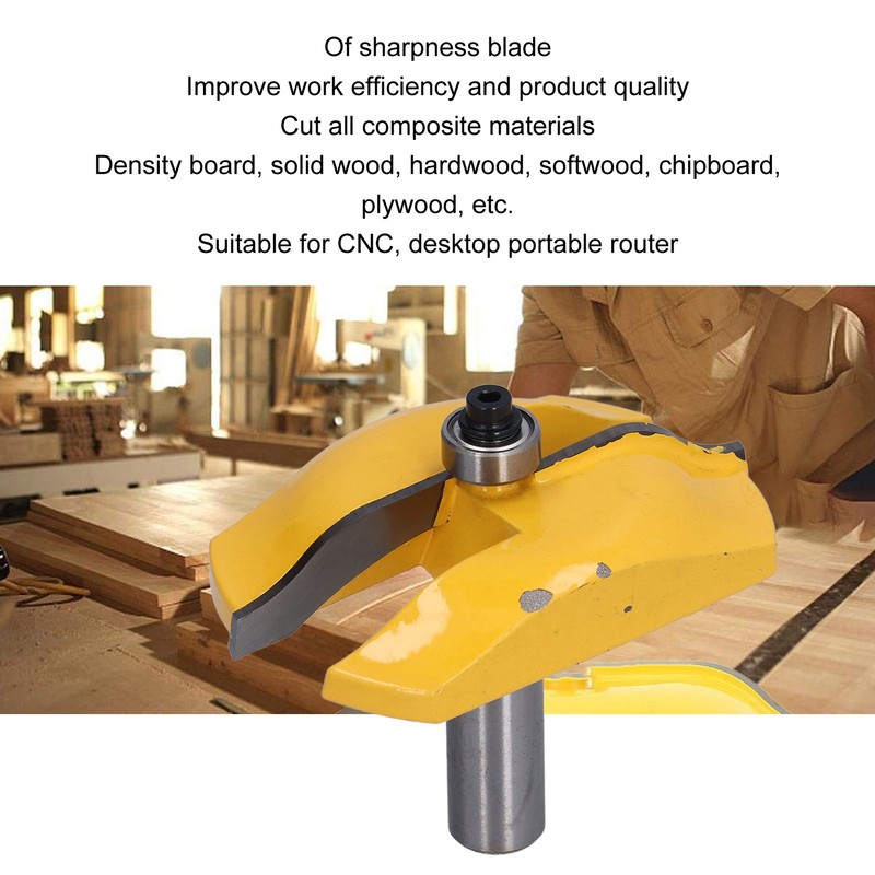 Raised Panel Router Bit Cove Woodworking Door Wood Milling Cutter