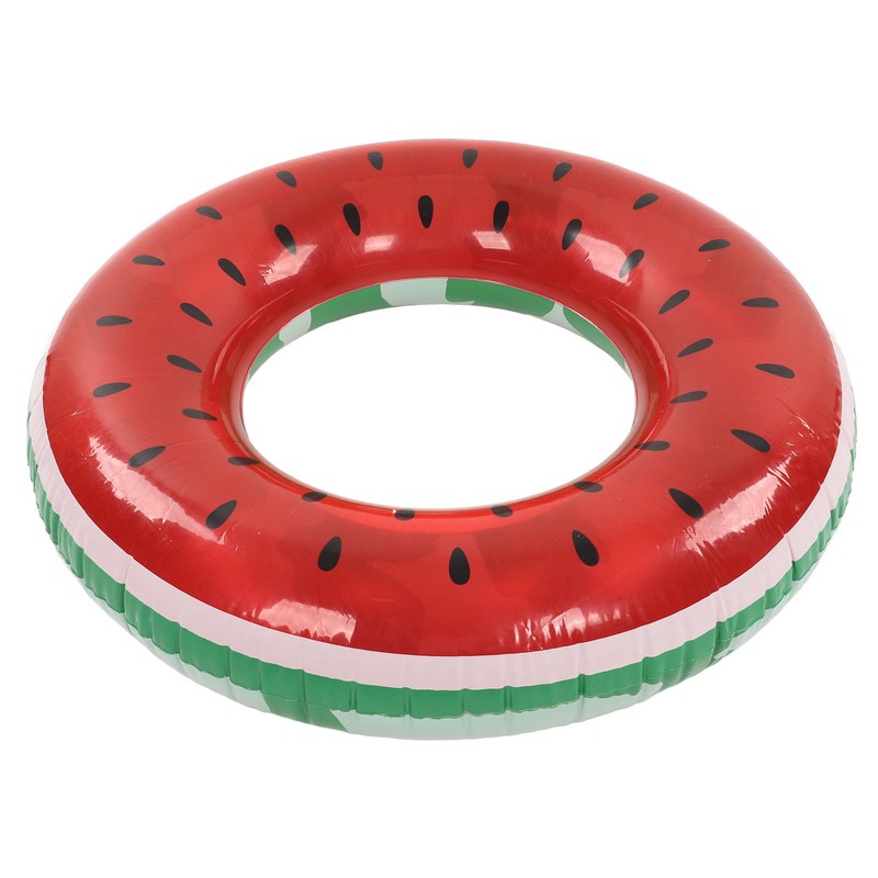Watermelon Pool Float 16.5in Inner Diameter Inflatable Watermelon Design Eco