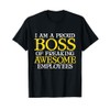 Funny Boss Gift T-Shirt I'm A Proud Boss Of Freaking