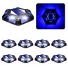 CREPOW Solar Dock Lights Driveway Deck Lights - 8 Packs
