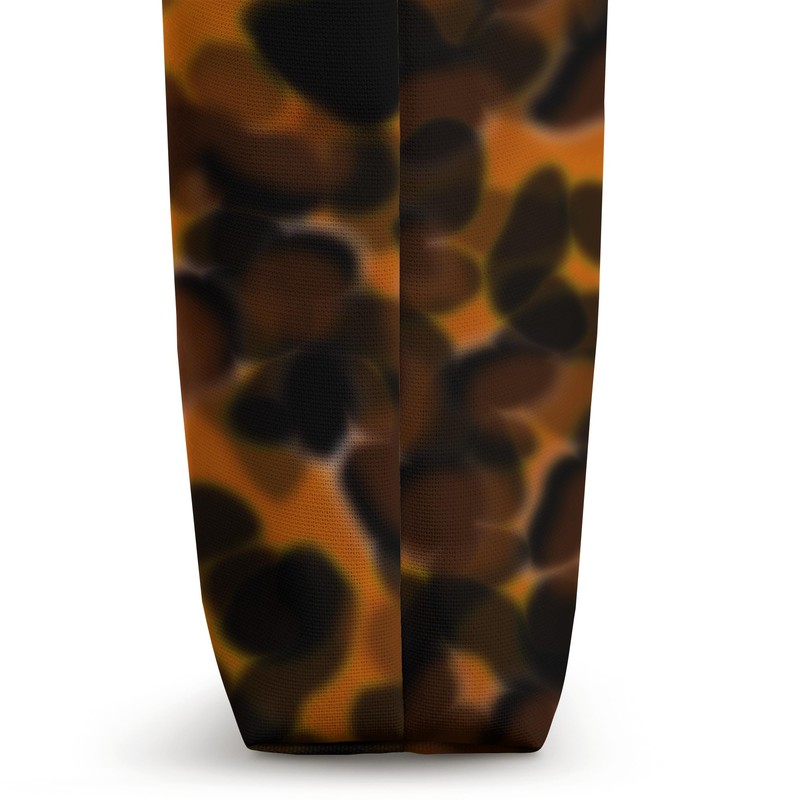 Orange Tortoise Shell Pattern - Brown Tortoiseshell Tote Bag