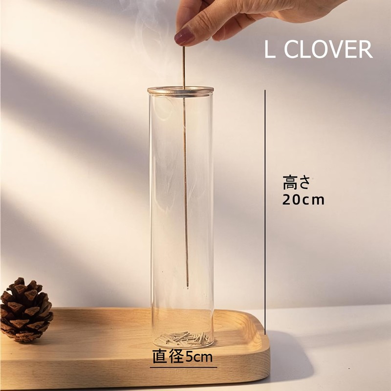 L CLOVER Incense Burner, Ashes Won't Fly Away Spill Incense