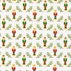 Caspari Little Nutcracker Gift Wrap - Three 30" x 8' Roll